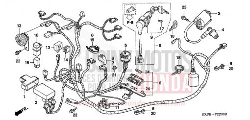 WIRE HARNESS SCV100F5 de 2005